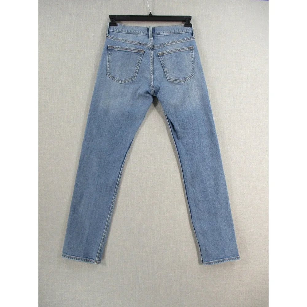 Old Navy Mens Slim Built-In Flex‎ Jeans Light Wash Denim Pants 28x30